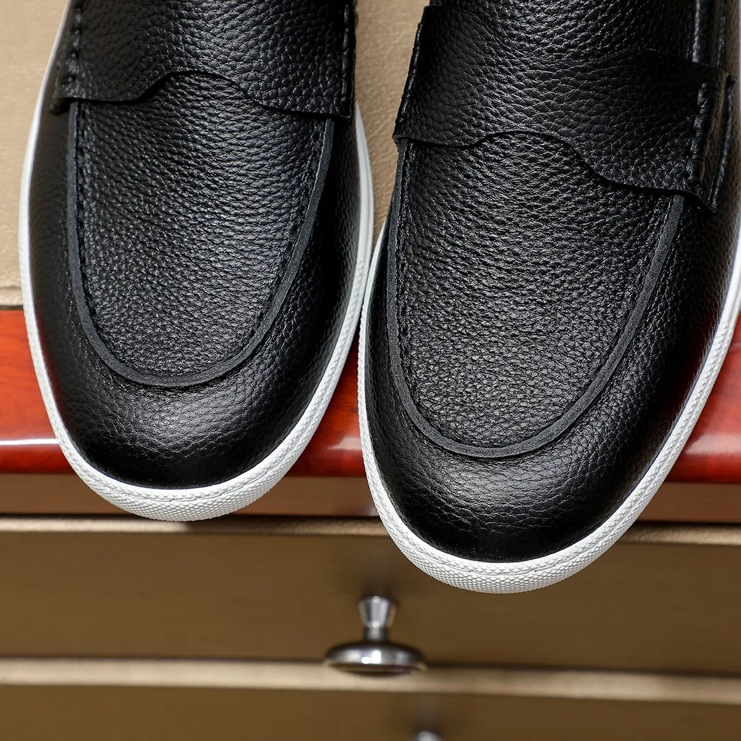 Men's shoes 💰500💰 HERMES Hermès high-end quality original order -Original: imported 🔝Nappa calfskin, frosted cowhide, outer seaming process -Inside: water-dyed cowhide -Outsole: original TPR rubber outsole -Super high quality control·Fine workmanship: High-end, extravagant, and grade) Size: 39-45 (38, 46, can be customized)
